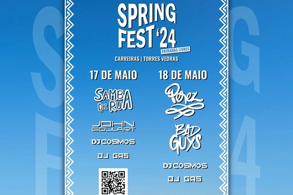 Evento - Spring Fest - Carreiras| Torres Vedras| Oeste - De 17 de maio de 2025 a 18 de maio de 2025