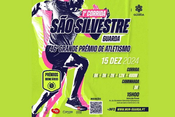 Evento - Corrida São Silvestre - Guarda - Guarda| Guarda| Beiras e Serra da Estrela - 15 de dezembro de 2024 das 15:00 as 15:00