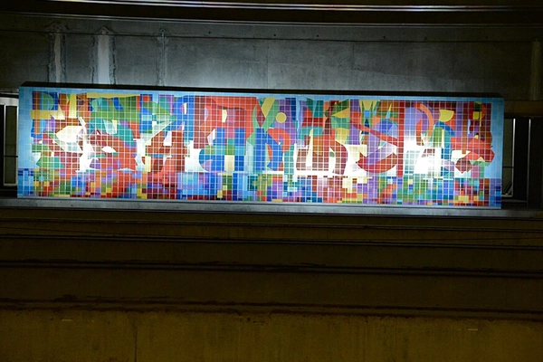 Point of Interest - Azulejos na Estação de Metro do Terreiro do Paço - Santa Maria Maior| Lisboa| Área Metropolitana de Lisboa
