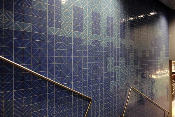 Local - Azulejos na Estação de Metro Roma - Alvalade| Lisboa| Área Metropolitana de Lisboa