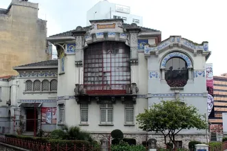Local - Revestimento azulejar da Casa Malhoa (atual Casa-Museu Dr. Anastácio Gonçalves) - Avenidas Novas| Lisboa| Área Metropolitana de Lisboa| Portugal