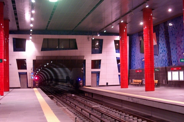 Local - Azulejos na Estação de Metro de Chelas - Marvila| Lisboa| Área Metropolitana de Lisboa