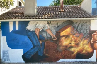 Local - Mural de Pinela  - Pinela| Bragança| Terras de Trás-os-Montes
