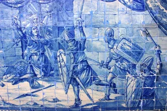 Local - Painéis de Azulejos Conquista de Lisboa e Terreiro do Paço (Igreja de Santa Luzia) - Santa Maria Maior| Lisboa| Área Metropolitana de Lisboa