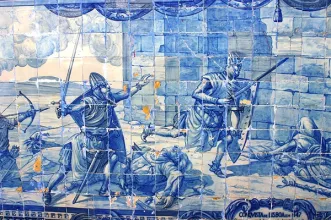 Local - Painéis de Azulejos Conquista de Lisboa e Terreiro do Paço (Igreja de Santa Luzia) - Santa Maria Maior| Lisboa| Área Metropolitana de Lisboa