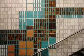 Local - Azulejos na Estação de Metro do Intendente - Arroios| Lisboa| Área Metropolitana de Lisboa