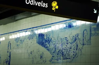 Local - Azulejos na Estação de Metro do Marquês de Pombal - Santo António| Lisboa| Área Metropolitana de Lisboa