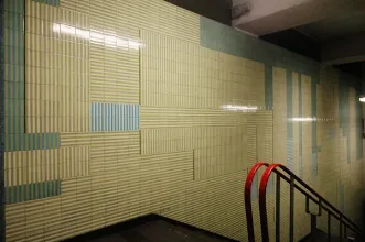 Local - Azulejos na Estação de Metro de Arroios - Arroios| Lisboa| Área Metropolitana de Lisboa