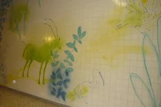 Local - Azulejos na Estação de Metro do Jardim Zoológico - São Domingos de Benfica| Lisboa| Área Metropolitana de Lisboa