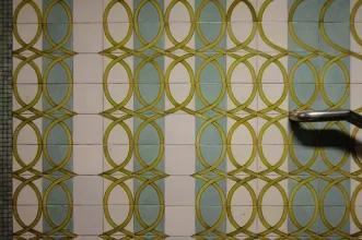Local - Azulejos na Estação de Metro do Areeiro - Areeiro| Lisboa| Área Metropolitana de Lisboa