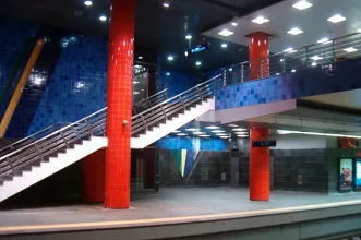 Local - Azulejos na Estação de Metro de Chelas - Marvila| Lisboa| Área Metropolitana de Lisboa