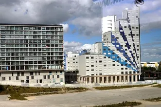 Local - Revestimento azulejar do Edifício Écran - Parque das Nações| Lisboa| Área Metropolitana de Lisboa