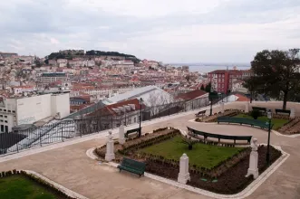 Local - Jardim de São Pedro de Alcântara / Jardim António Nobre - Misericórdia| Lisboa| Área Metropolitana de Lisboa