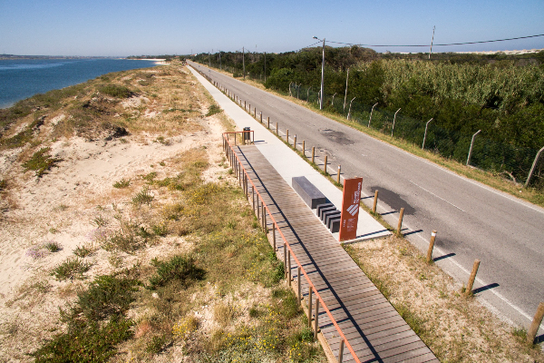 Route - Frente Ria Costa Nova - Vagueira - Costa Nova| Ílhavo| Região de Aveiro| Portugal