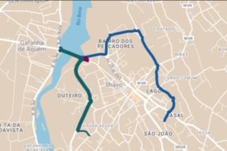 Route - Ciclovia externa ao centro urbano de Ílhavo - Ílhavo| Ílhavo| Região de Aveiro| Portugal