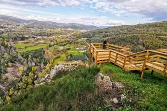 Rota - Passadiços do Cerro da  Candosa - Candosa - Vila Nova do Ceira| Góis| Região de Coimbra| Portugal