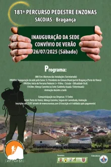 Evento - 181º PERCURSO PEDESTRE ENZONAS - Bragança| Terras de Trás-os-Montes| Portugal - 26, jul 2025