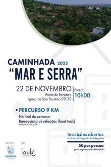 Evento - Caminhada “Mar e Serra” 2025 - Loulé| Algarve| Portugal - 22, nov 2025
